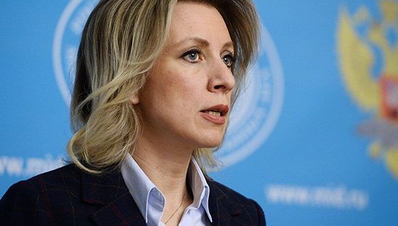 María Zajárova, portavoz del Ministerio de Exteriores de Rusia