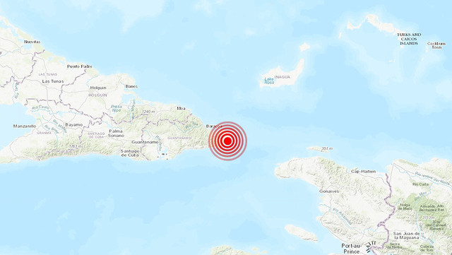 Sismo de magnitud de 4.8 despierta hoy a Baracoa