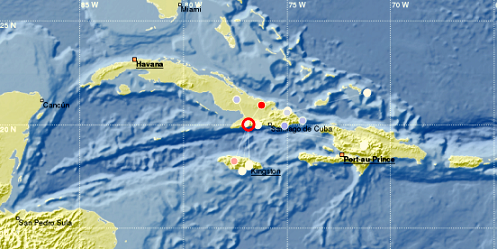 Segundo sismo perceptible en la tardel 17 de mayo 2020.