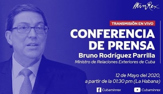 El Ministro de Relaciones Exteriores de Cuba, Bruno Rodríguez Parrilla, denuncia el silencio cómplice del Gobierno estadounidense