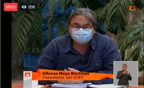 Presidente del ICRT en Mesa Redonda Informativa sobre el quehacer de la radio y la televisión en la recuperación post-covid-19