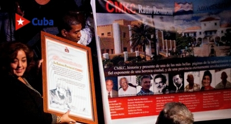 CMKC cuando cumplió 85 años en Santiago de Cuba