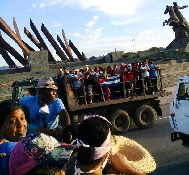 Santiagueros en movilizaciones agrícolas