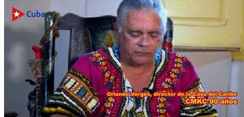 Orlando Vergés, director de la Casa del Caribe en Streaming Cuba