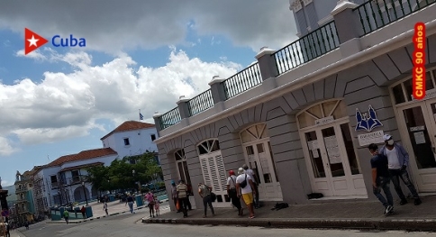 Ayuntamiento y la Catedral de Santiago de Cuba. Foto: Santiago Romero Chang.