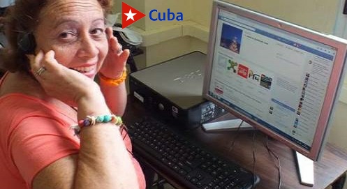 CMKC, Periodistas de la emisora provincial CMKC, Radio Revolución en defensa de las razones de Cuba. Foto: Santiago Romero Chang.