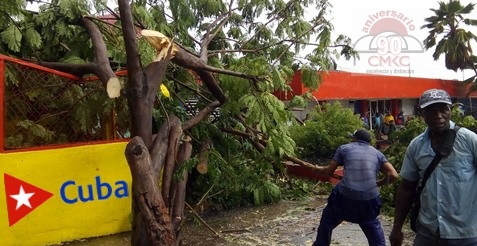 Santiago de Cuba en recuperación tras tormenta tropical Laura.