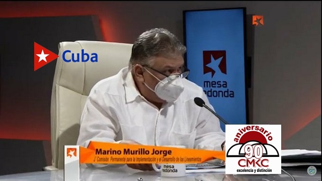 El jefe de la Comisión de Implementación de los Lineamientos, Marino Murillo Jorge, sobre la Tarea Ordenamiento económico.